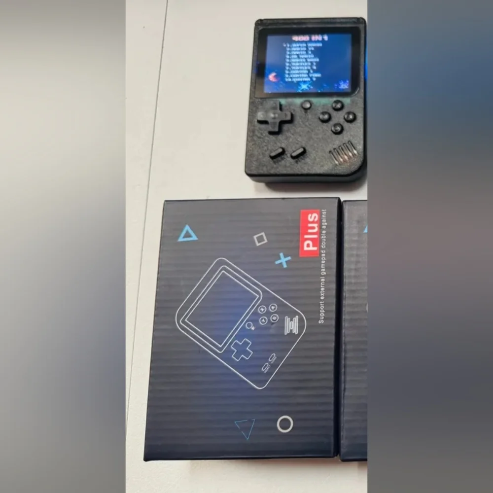 Retro Handheld Game Box Plus Console- New & Sealed!